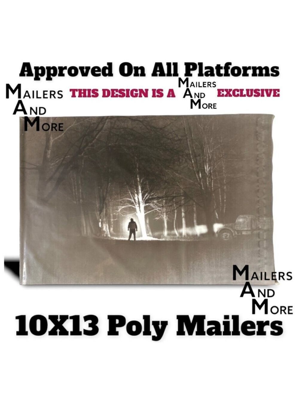 50 10X13 Midnight Creeps Poly Mailers PRICE FIRM Fall - Picture 6 of 11